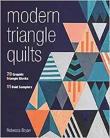 Modern Triangle Quilts book cover